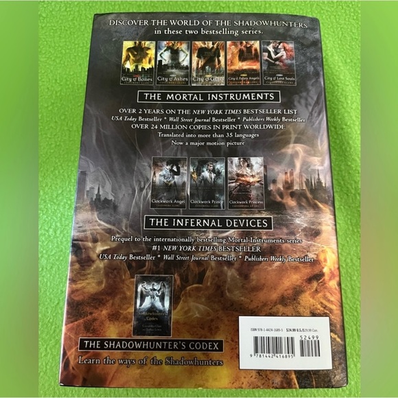 The Mortal Instruments Cassandra Clare City of Heavenly Fire HC book - Picture 2 of 4